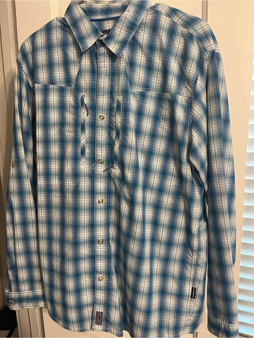 Men's Patagonia Sun stretch fishing shirt medium